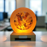 Saint Michael Himalayan Rock Salt 3D Lamp | Protection & Hope