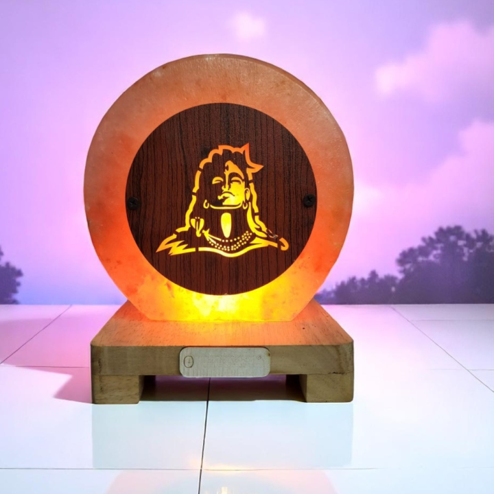 Adiyogi Himalayan Rock Salt 3D Lamp | Spiritual Awakening