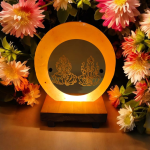 Laxmi Ganesh Himalayan Rock Salt 3D Lamp | Divine Energy