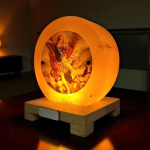 Saint Michael Himalayan Rock Salt 3D Lamp | Protection & Hope