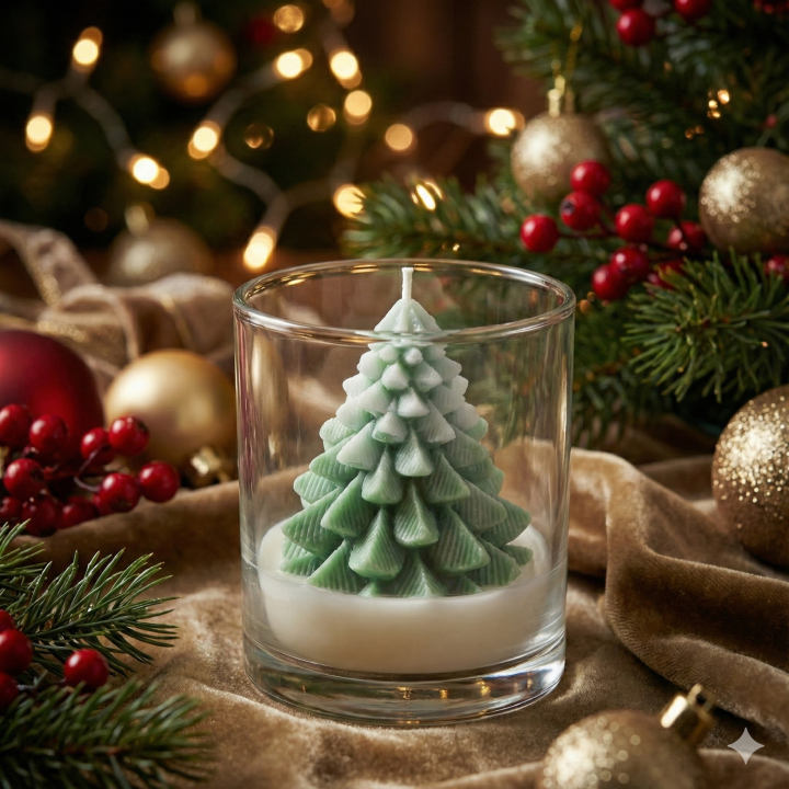 Snow-Kissed Pine Jar Candle