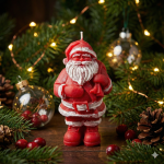 Merry Santa Classic Candle