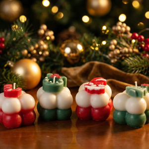 Merry Present Box Candles