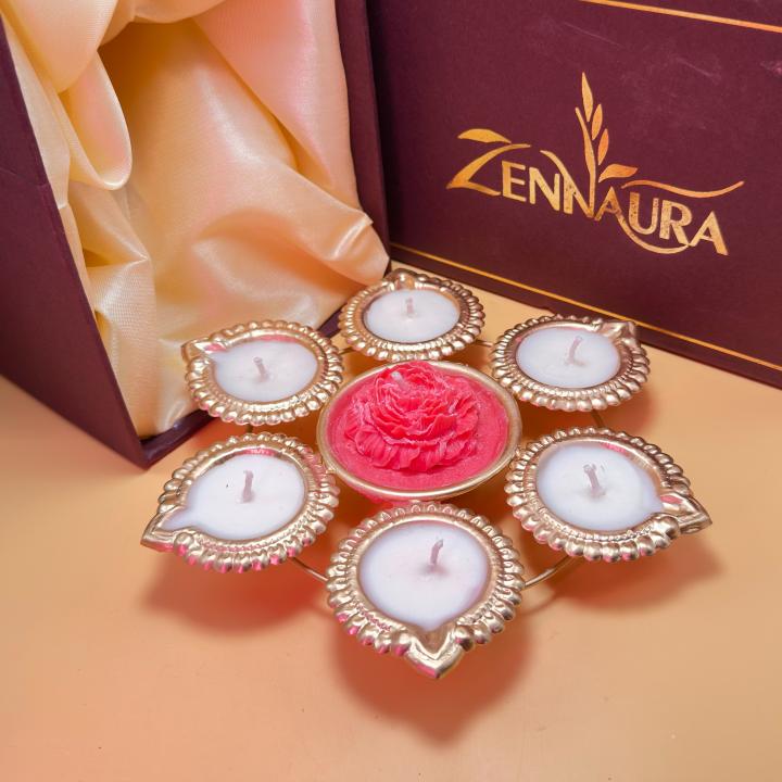 Floral Aarti Deep | Devotional Bloom