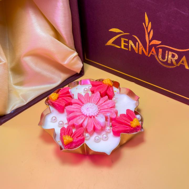 Floral Urli Candle | Devotional Bloom