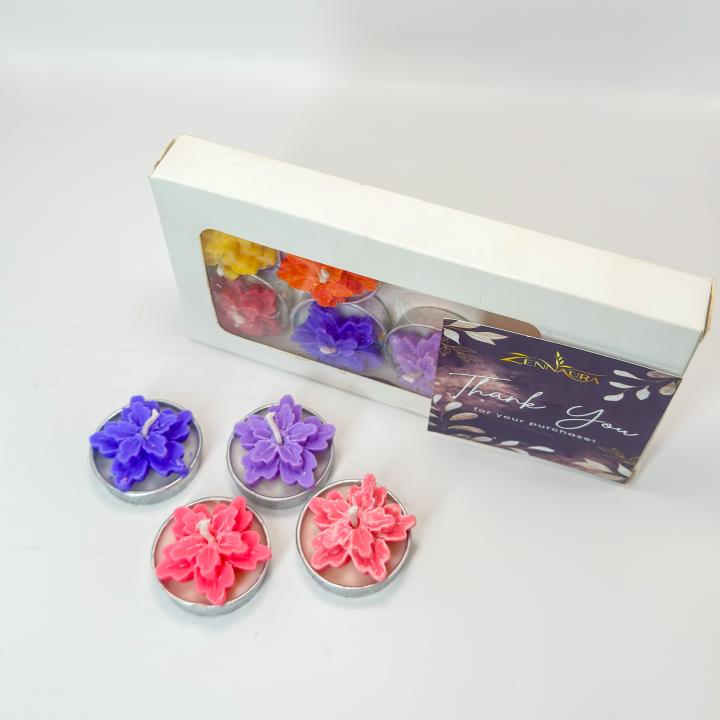 Floral Tea Light Candle | Love & Warmth