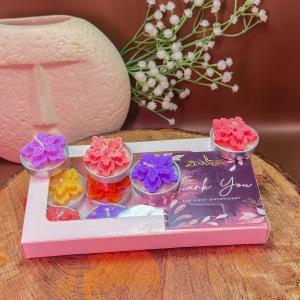 Floral Tea Light Candle | Love & Warmth