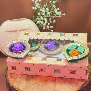 Colourful Diya | Vibrant Glow