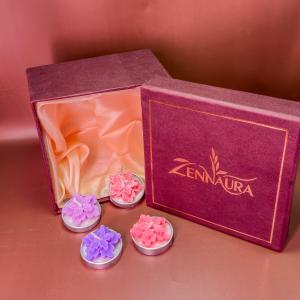 Floral Tea Light Candle | Love & Warmth