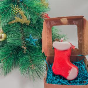 Classic Christmas Stocking Candle