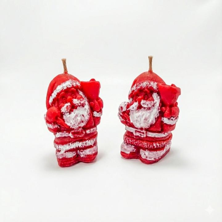 Jolly St. Claus Duo Candles