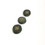 Green Jade Zibu Coin | Prosperity & Protection