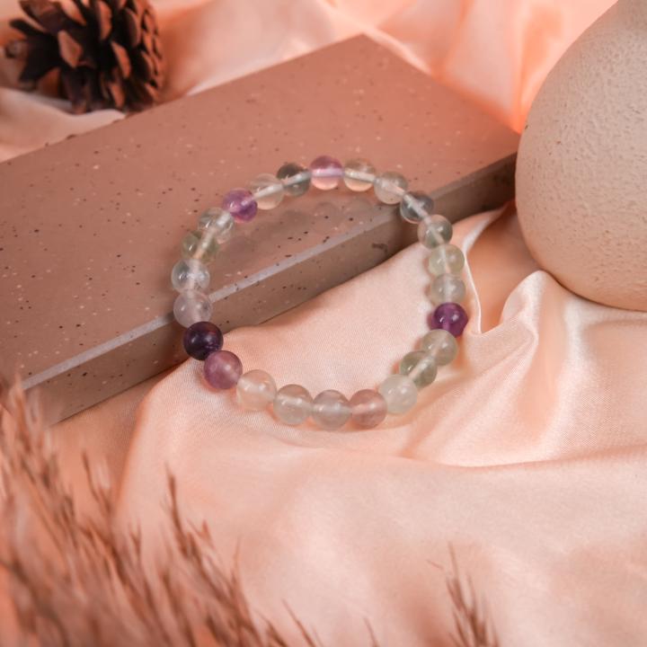 Rainbow Fluorite Bracelet | Focus & Healing