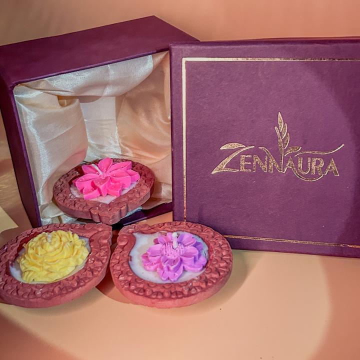 Floral Glow Diya | Blossoming Light