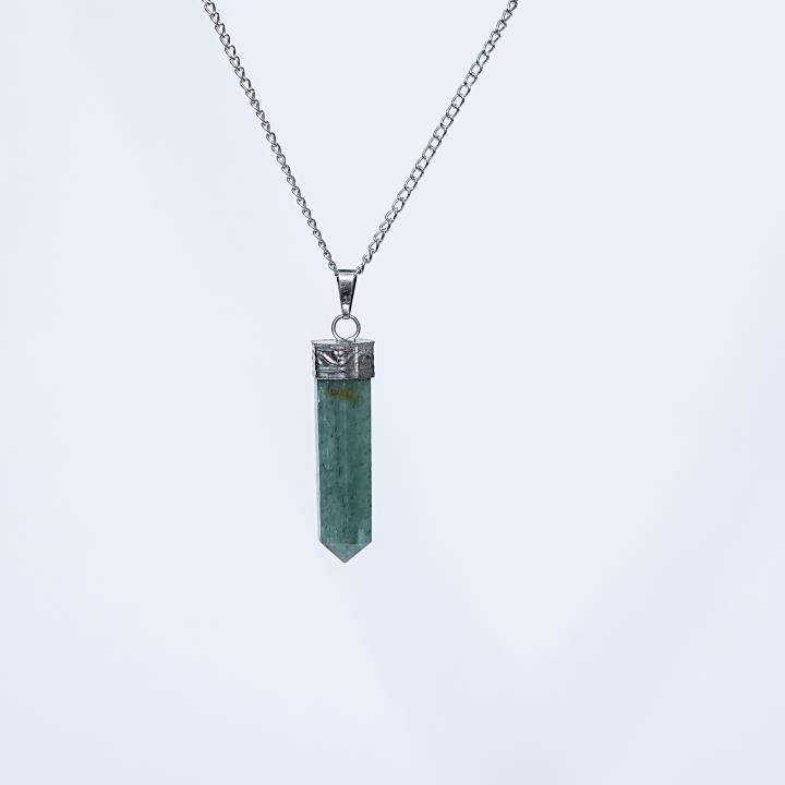 Dark Green Aventurine Pendant | Stone of Growth