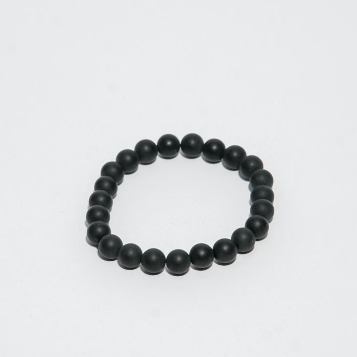 Matte Black Onyx Bracelet | Protection & Power