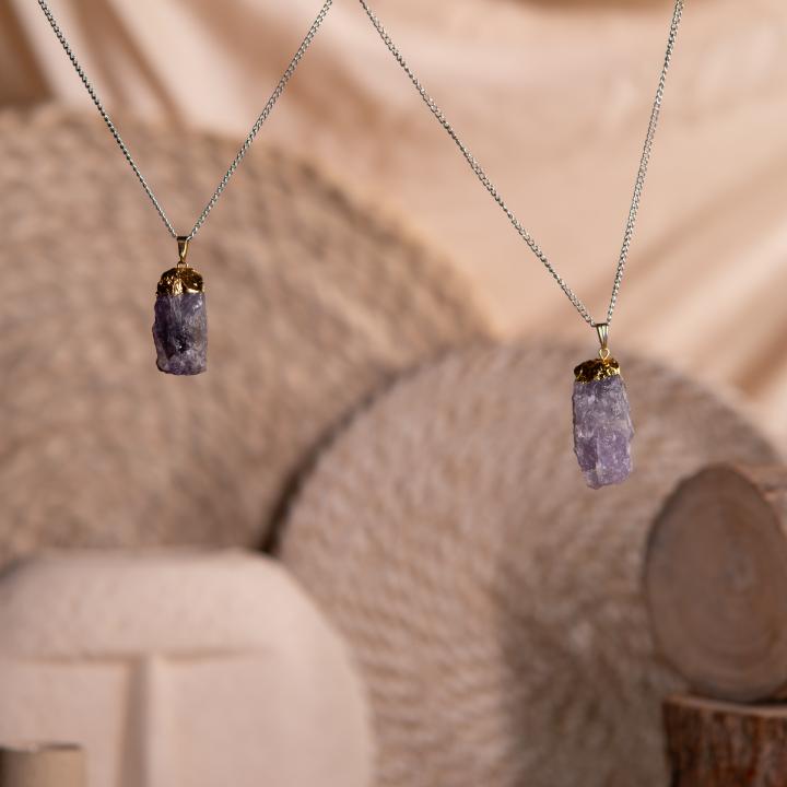 Amethyst Raw Pendant | Natural Spiritual Healer