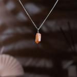 Citrine Raw Point Pendant | Focused Prosperity