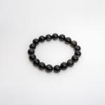Black Obsidian Golden Sheen Bracelet | Golden Shield