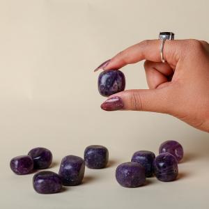 Brazilian Lepidolite Tumble | Calm & Renewal