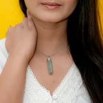 Green Aventurine Pencil Pendant | Focused Growth