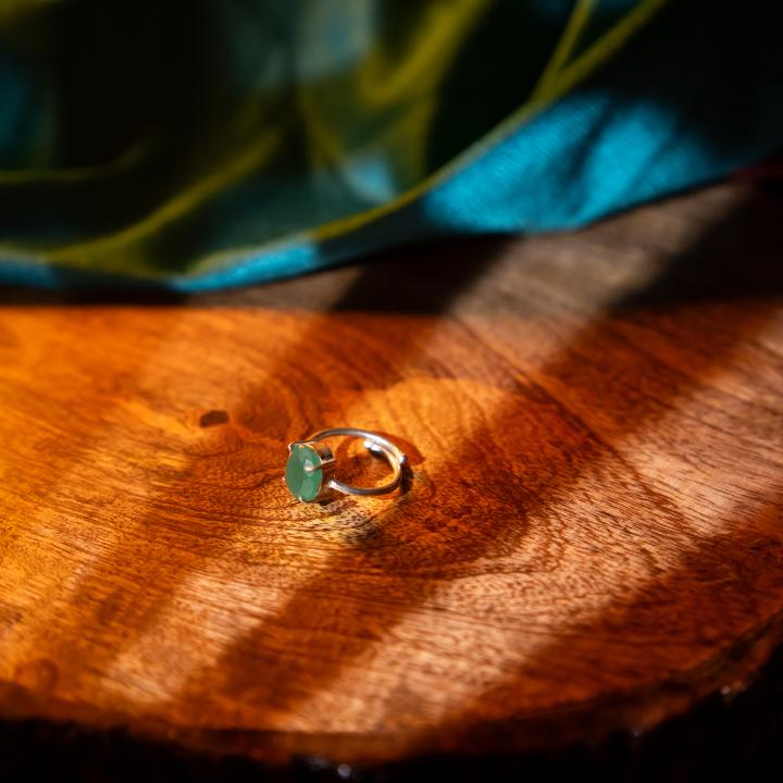 Green Aventurine Ring | Fortune & Growth