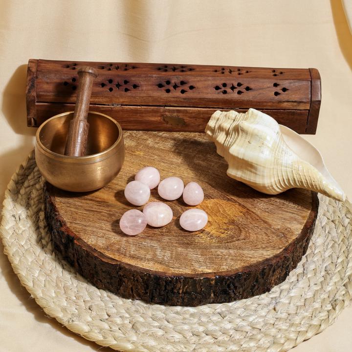 Brazilian Rose Quartz Tumble | Gentle Love & Harmony