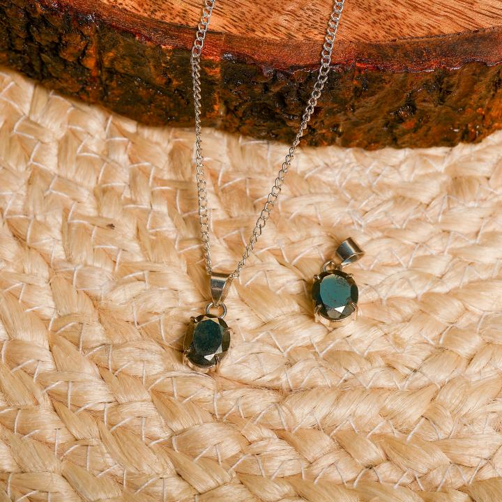 Pyrite Small Oval Pendant | Shield of Prosperity