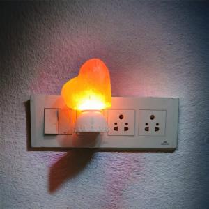 Heart Shaped Himalayan Rock Salt Plugin Lamp | Love & Positivity