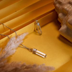 Clear Quartz Pencil Pendant | Focus Amplifier