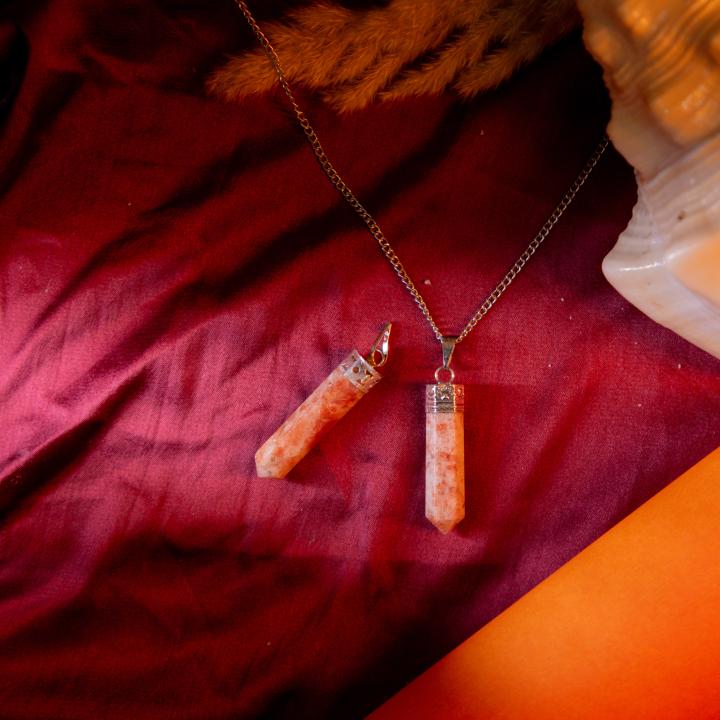 Sunstone Pencil Pendant | Focused Joy