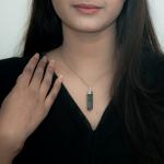 Bloodstone Pencil Pendant | Vitality Focus Point