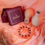 Rudraksha and Clear Quartz Bracelet | Clarity & Energy