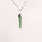 Green Aventurine Pencil Pendant | Focused Growth