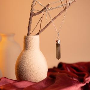 Labradorite Pencil Pendant | Transformation Focus Point