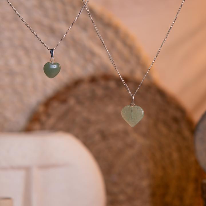 Green Aventurine Heart Pendant | Heart of Opportunity