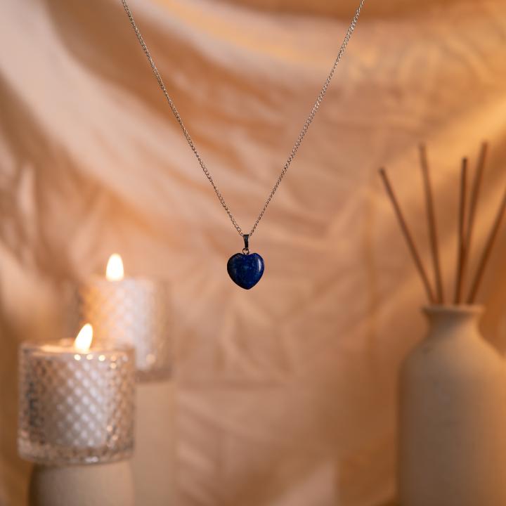 Lapis Lazuli Heart Pendant | Heart of Wisdom