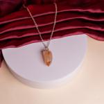 Citrine Raw Point Pendant | Focused Prosperity