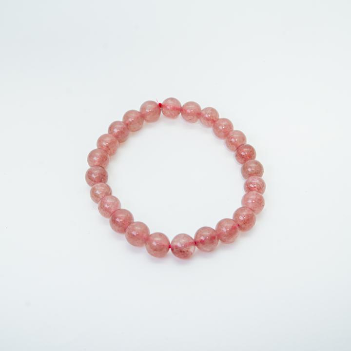 Strawberry Quartz Bracelet | Love & Sweetness