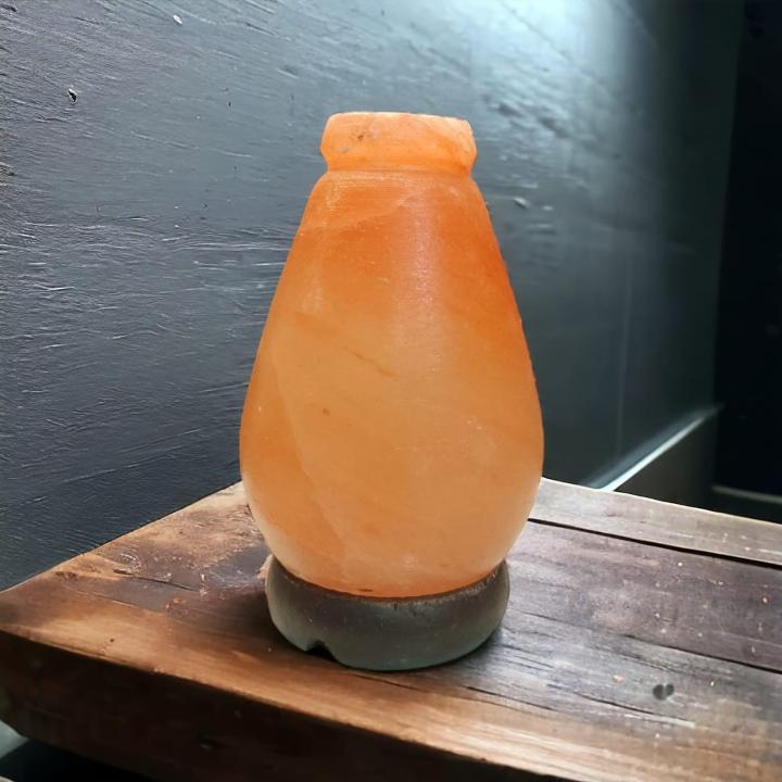 Pot Shaped Himalayan Rock Salt Crafted Lamp | Nurture & Abundance