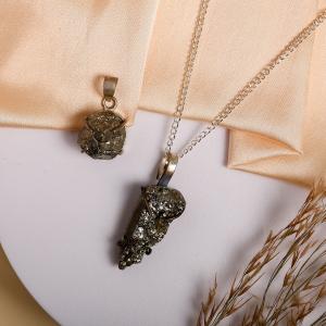 Pyrite Raw Pendant | Raw Abundance Power