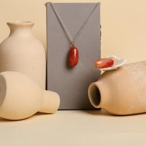 Carnelian Drop Shape Pendant | Drop of Motivation