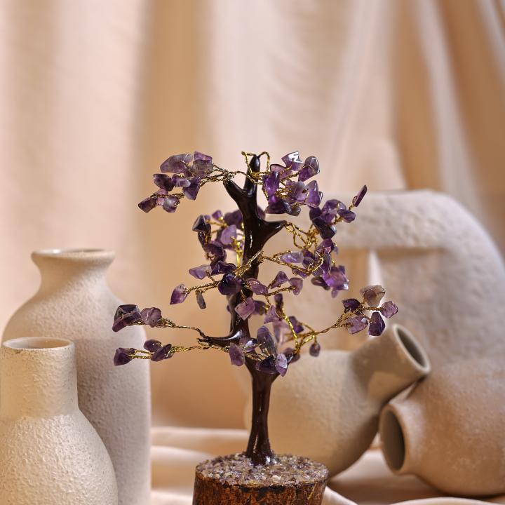 Amethyst Chips Tree | Spiritual Growth & Protection