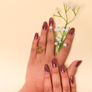 Citrine Raw Ring | Abundance & Joy