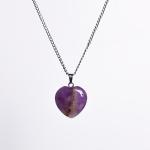Amethyst Heart Pendant | Love & Spiritual Growth