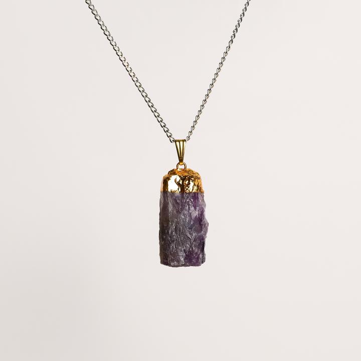 Amethyst Raw Pendant | Natural Spiritual Healer