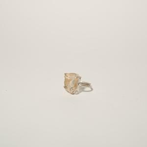 Citrine Raw Ring | Abundance & Joy