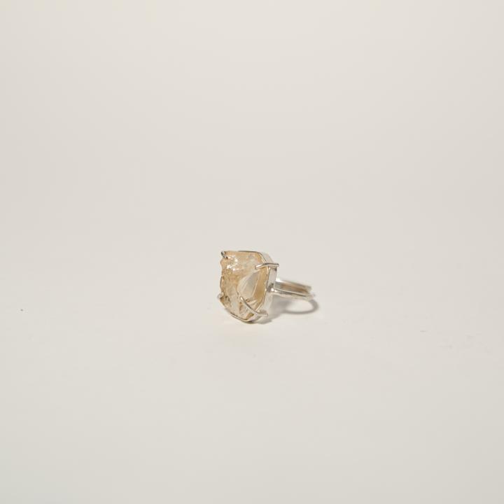 Citrine Raw Ring | Abundance & Joy