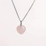 Rose Quartz Heart Pendant | Heart of Love
