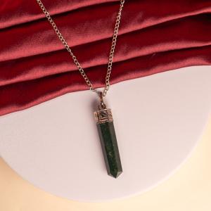 Bloodstone Pencil Pendant | Vitality Focus Point